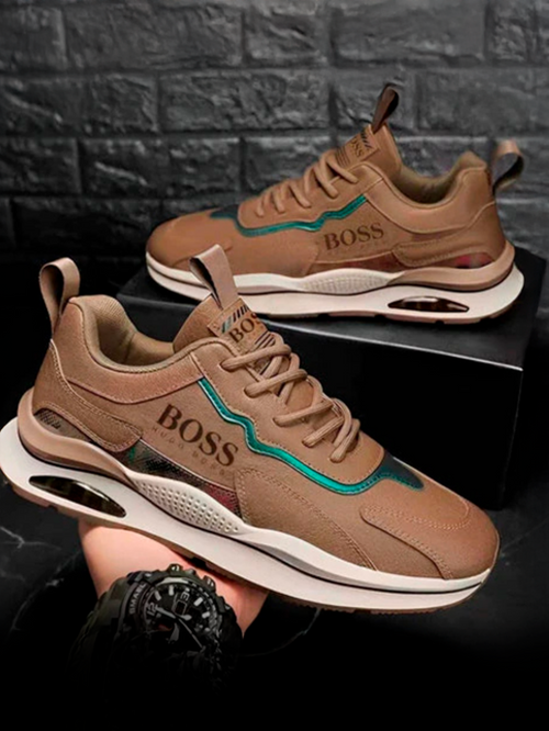 H. Βօѕѕ Essential Men's Premium Sneakers + Free Essential Class Boss Watch