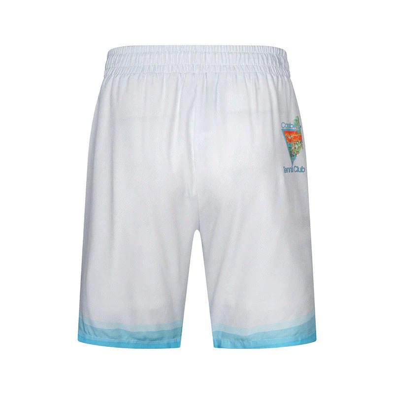Casa Tennis Club Palm Court Heritage Silk Shirt & Shorts Set