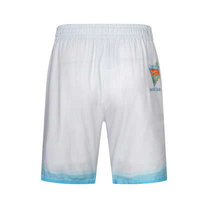 Casa Tennis Club Palm Court Heritage Silk Shirt & Shorts Set