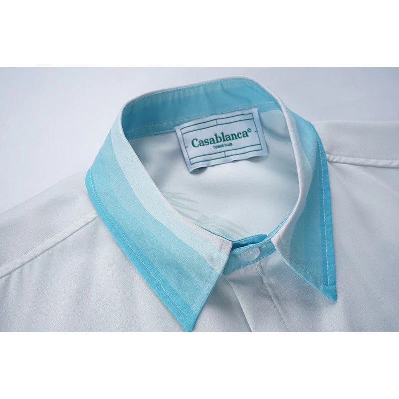 Casa Tennis Club Palm Court Heritage Silk Shirt & Shorts Set