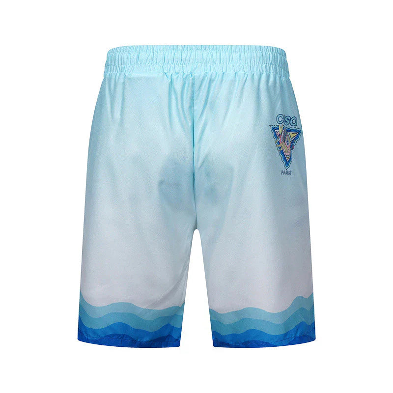 Casa Paris Riviera Silk Shirt & Shorts Set