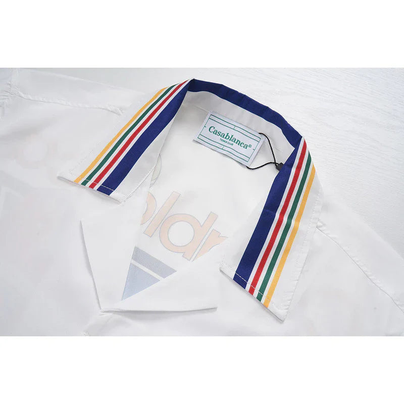 Casa Tennis Club Palm Court Heritage Silk Shirt & Shorts Set
